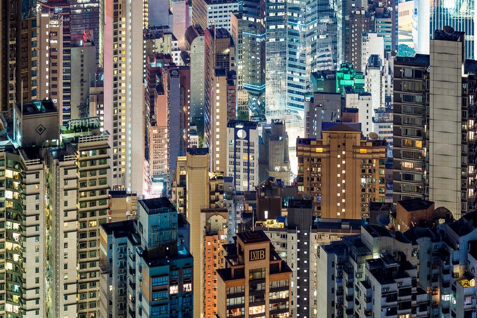 A detailed city photograph made with full camera control