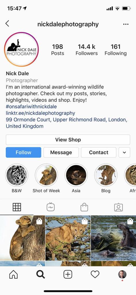 Outcome 1 - Instagram followers