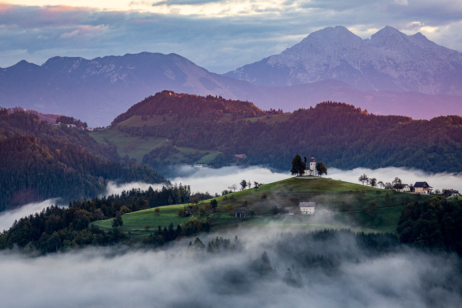 A finished mountain photograph ready to export from Lightroom