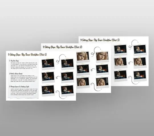 Magical Childhood Moments — bonus 4 editing cheat sheets