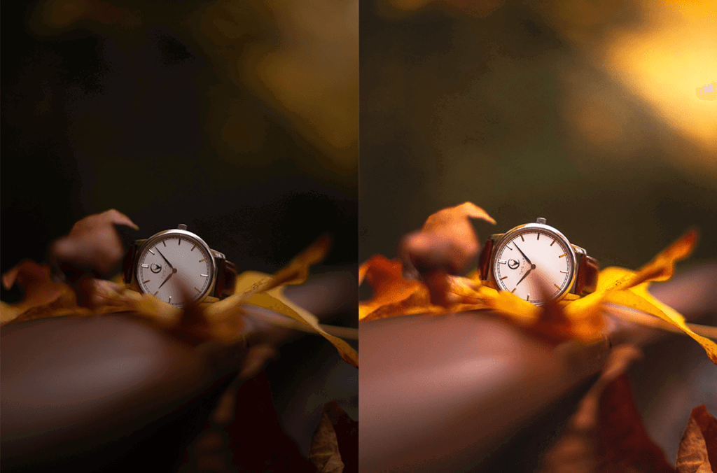 A photograph transformed through a fast Lightroom edit