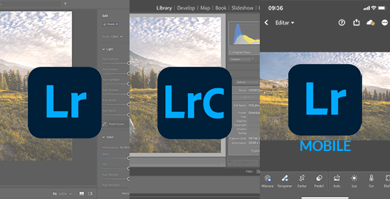 Three Versions of Lightroom module