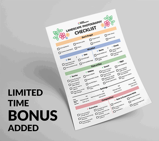 Bonus 1 Landscape Photography Checklist