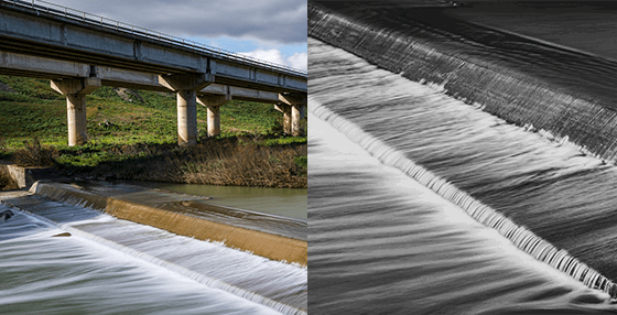 Pillar 3 Water Flows Splashes Waves