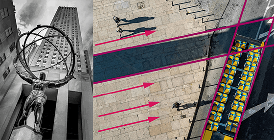 Perspective composition examples