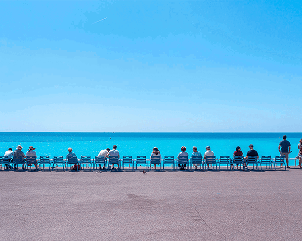 A seafront promenade composition photographed by Stuart Price
