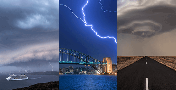 Three storm photography examples from Shooting Skies