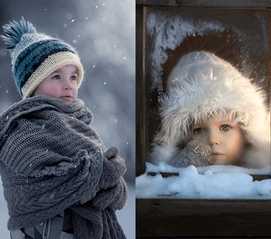 Photoshop frost and rain overlay bundle