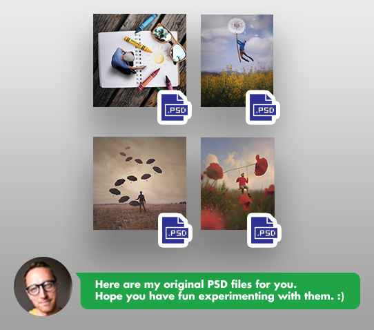 Original PSD Files bonus