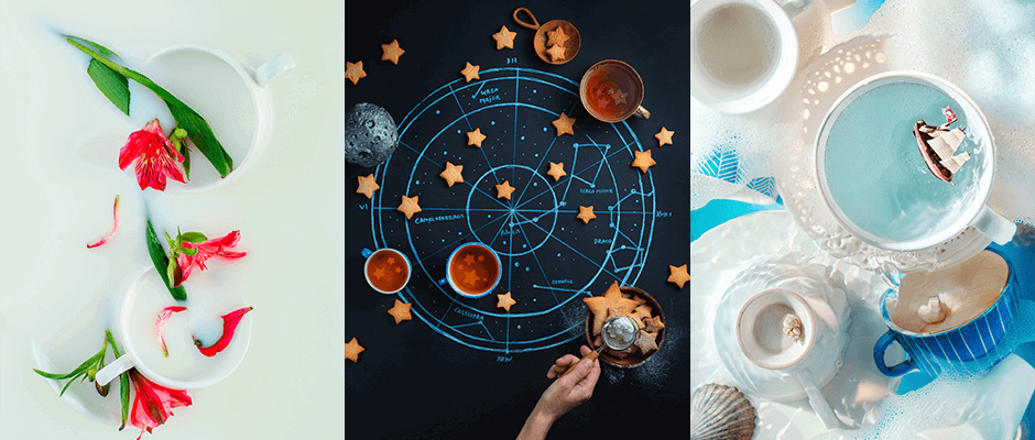 Flat Lay editing techniques collage